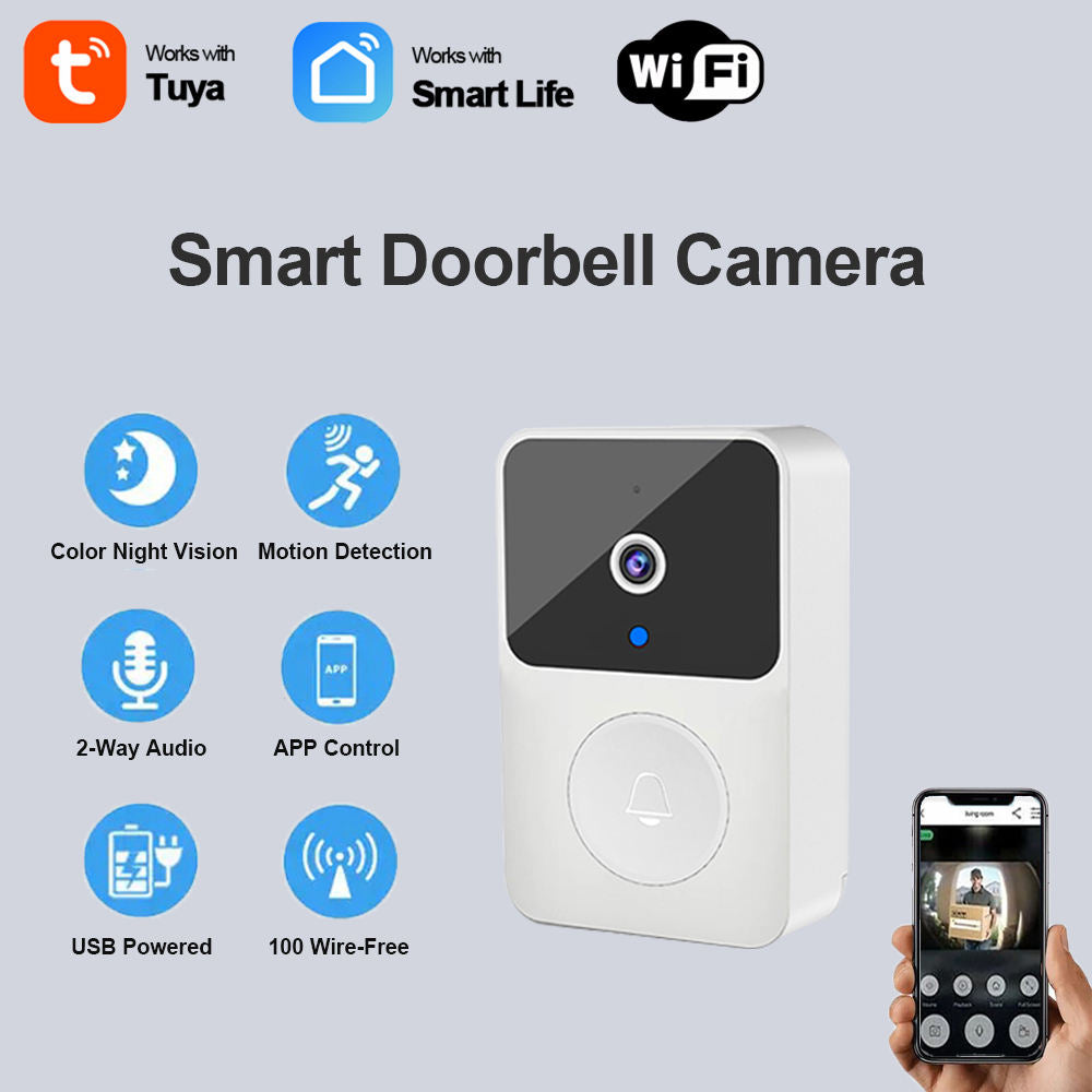 Wireless WiFi Video Doorbell Camera with Music Bell