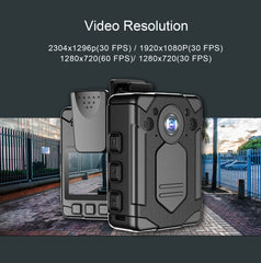 Full HD Body Camera with 12 Hour Battery Backup