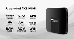 TX3 Mini+ Android TV Box (4GB+32GB, Android 11)