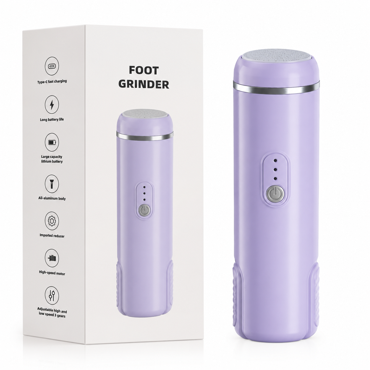 AUSHA Rechargeable Electric Foot Callus Remover
