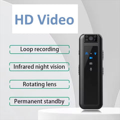 HD Mini Body Camera with 5 Hours Battery Backup