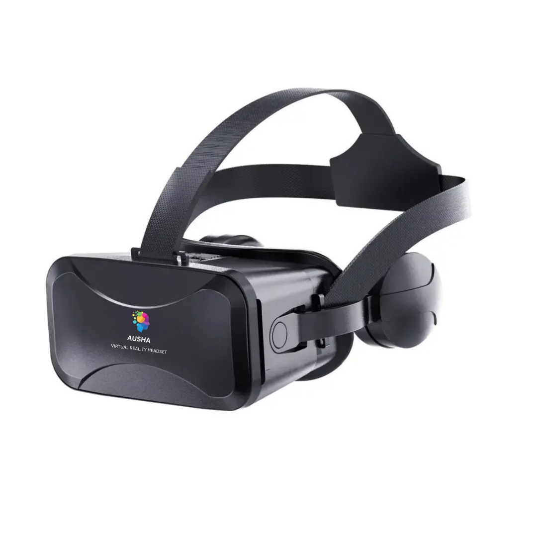 Virtual Reality Glasses with Headphones