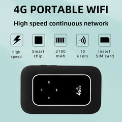 4G LTE Wireless Wifi Hotspot Dongle with 2100mAh  Battery