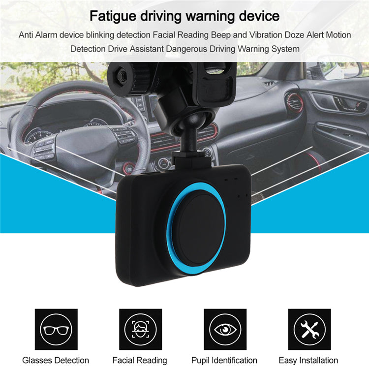 Driver Fatigue , Anti Sleep & Distraction Warning System Alarm