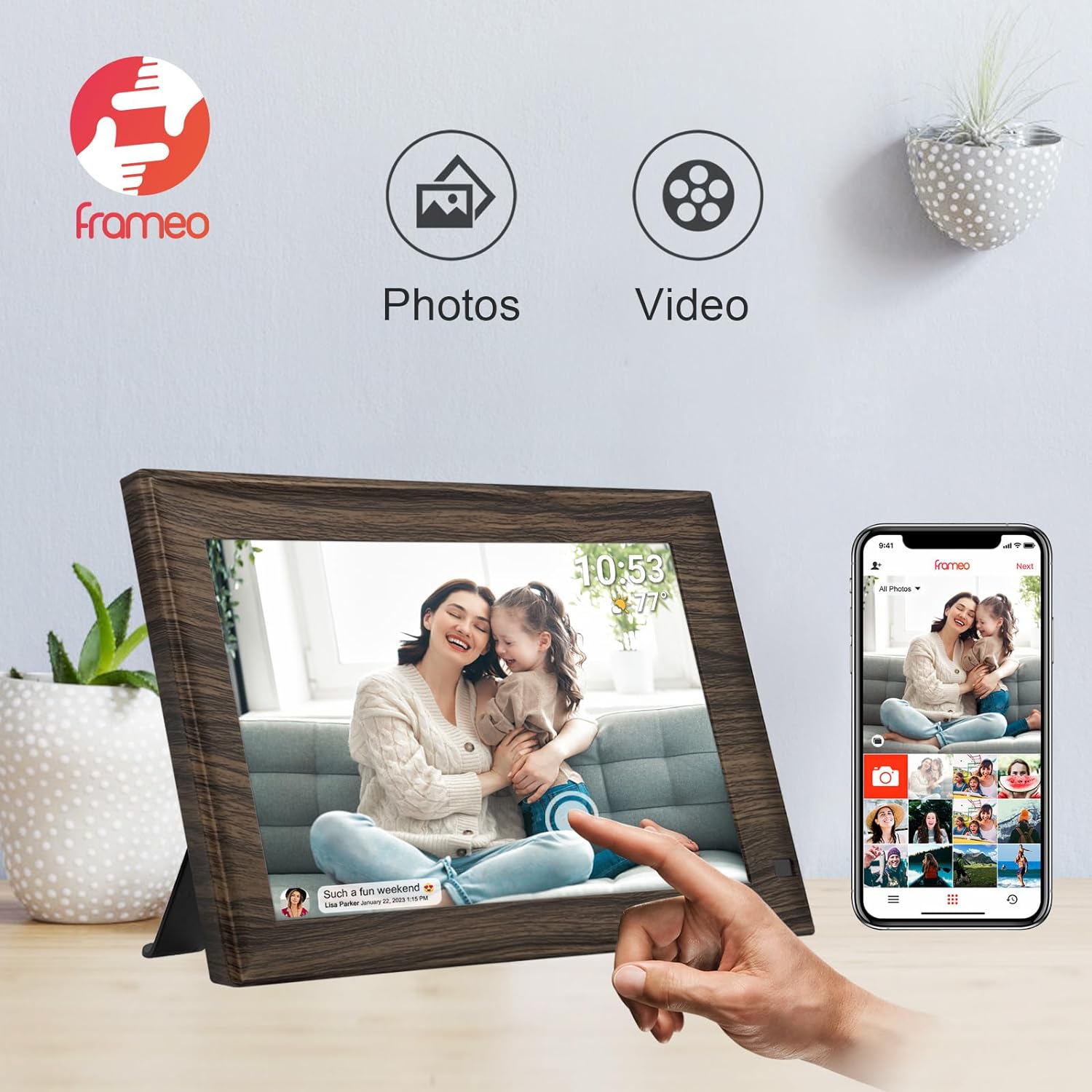 Smart WiFi Digital Photo Frame