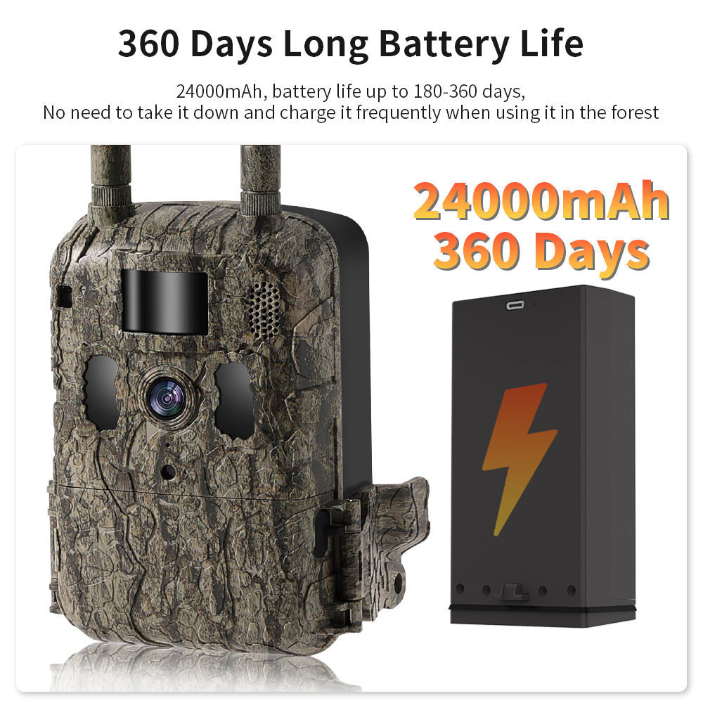 4G LTE 2.7K Trail Camera with Live View