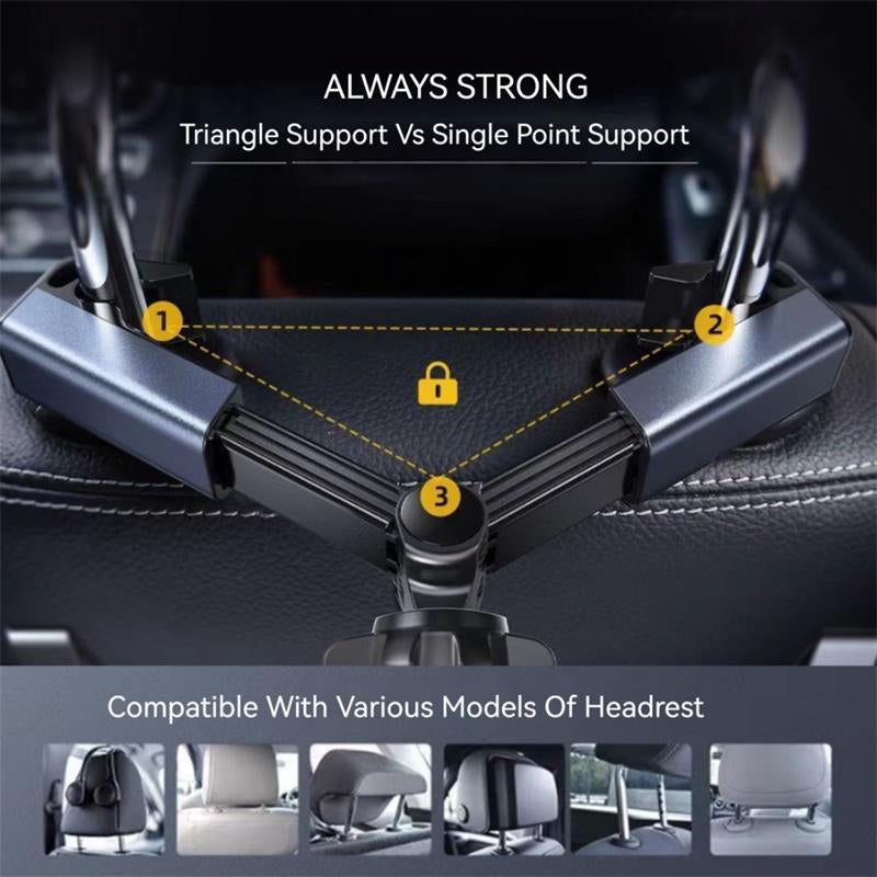 AUSHA Car Headrest Tablet Mobile Phone Holder