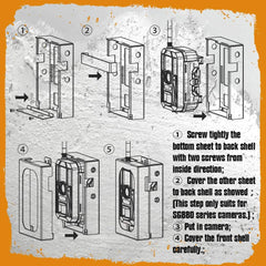 Metal Security Case for AUSHA T4–T8 Trail Cameras