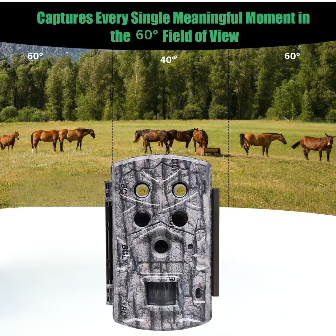 4K Trail Camera with White Flash