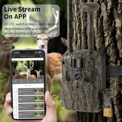 4G LTE 2.7K Trail Camera with Live View