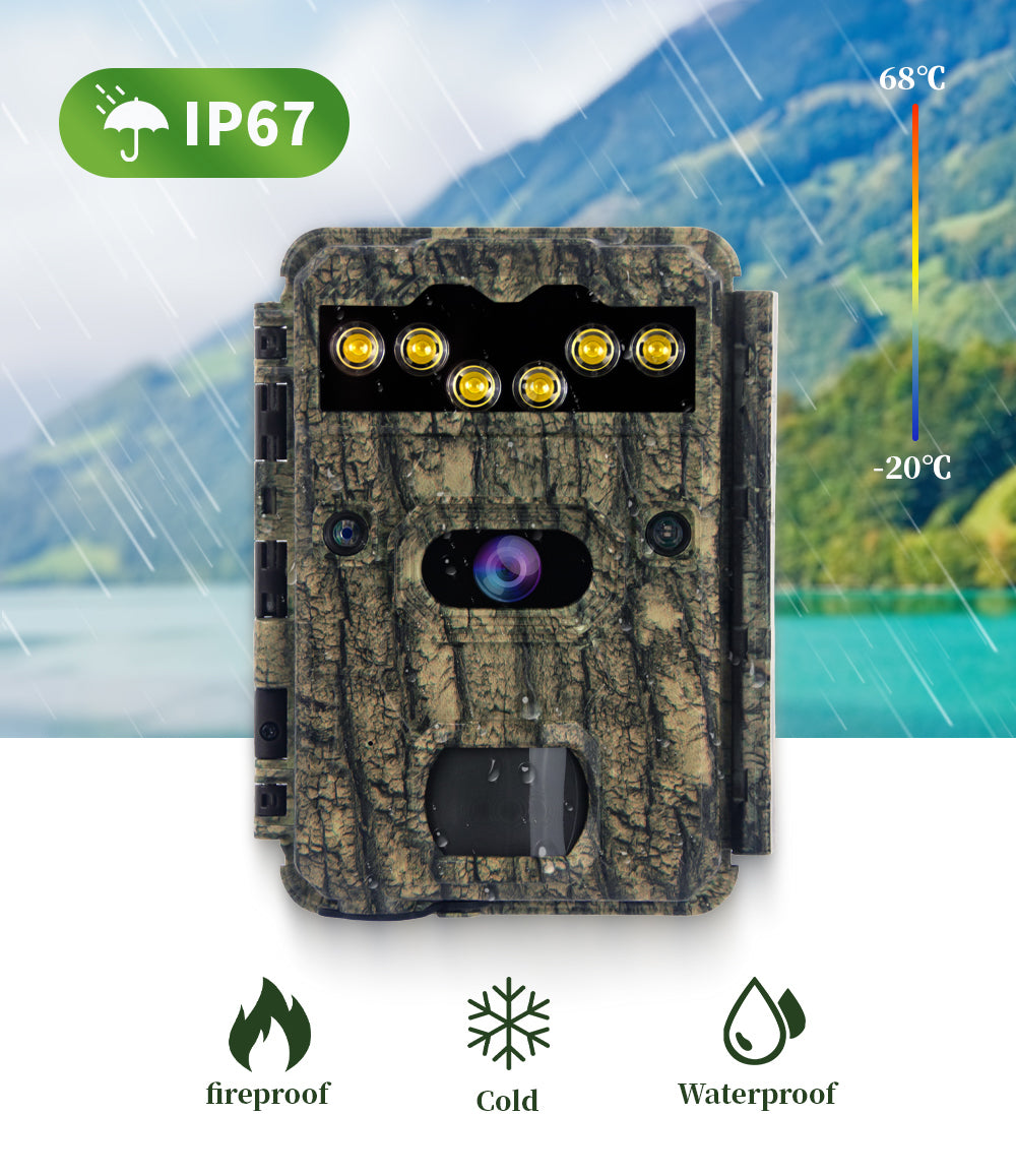 4K Trail Camera with White Flash (Model T8 White Flash)