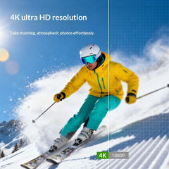 4K Smart Vlog Camera with AI Tracking & Handheld Gimbal