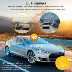 Full HD Dual Dash Camera for Car ( Front and Rear) Video Recorde