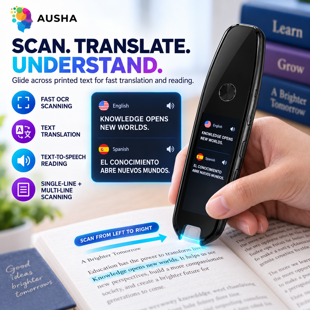 AUSHA AI Smart Translation Pen