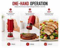 AUSHA Automatic Electric Salt & Pepper Grinder