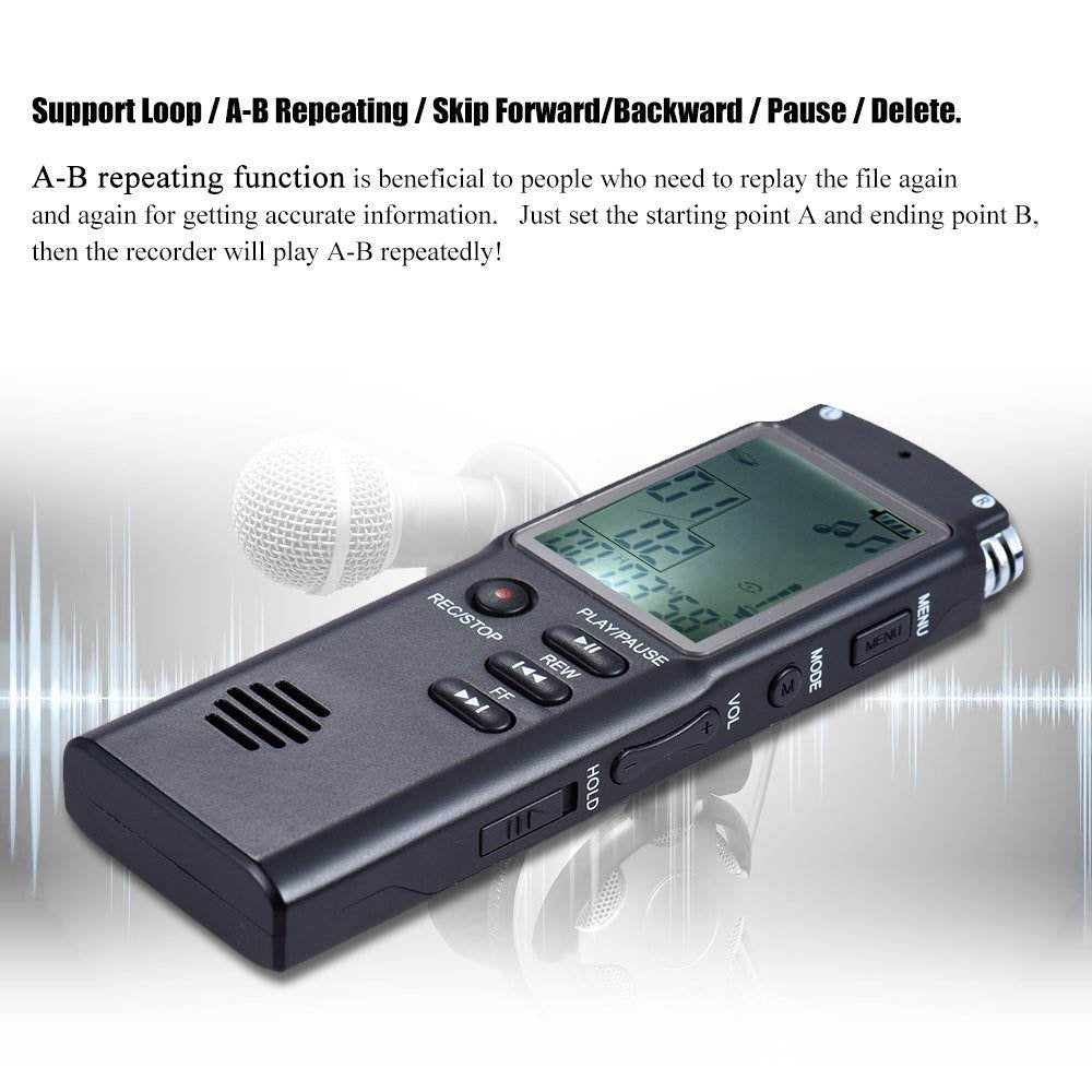 Digital Voice Recorder-32 GB & 13 Hours Battery Life