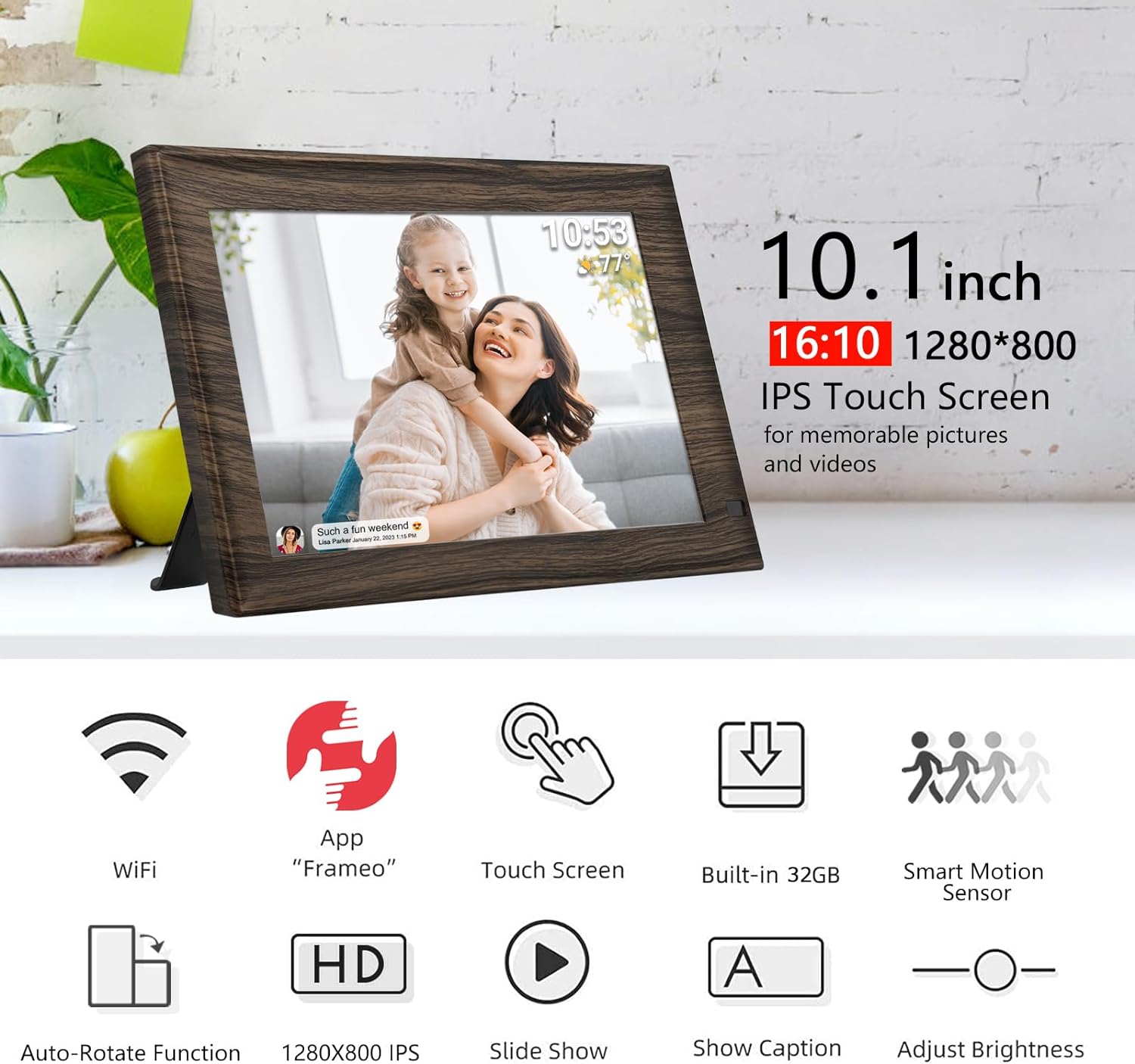 Smart WiFi Digital Photo Frame