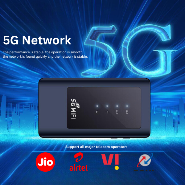 5g Mobile Router India AUSHA 5G Portable WiFi Hotspot Wireless Dongle