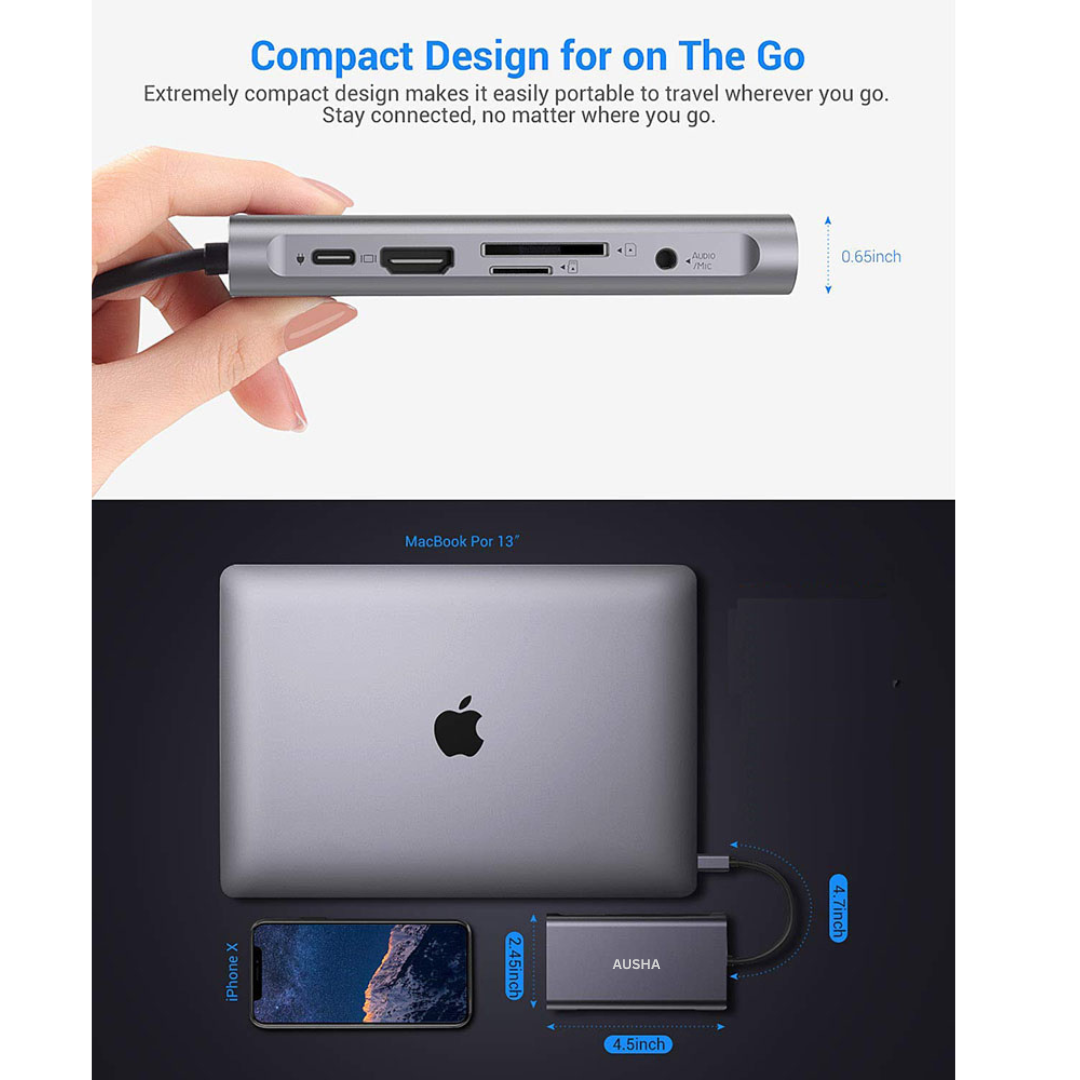 13 in 1 USB C Hub Docking Station