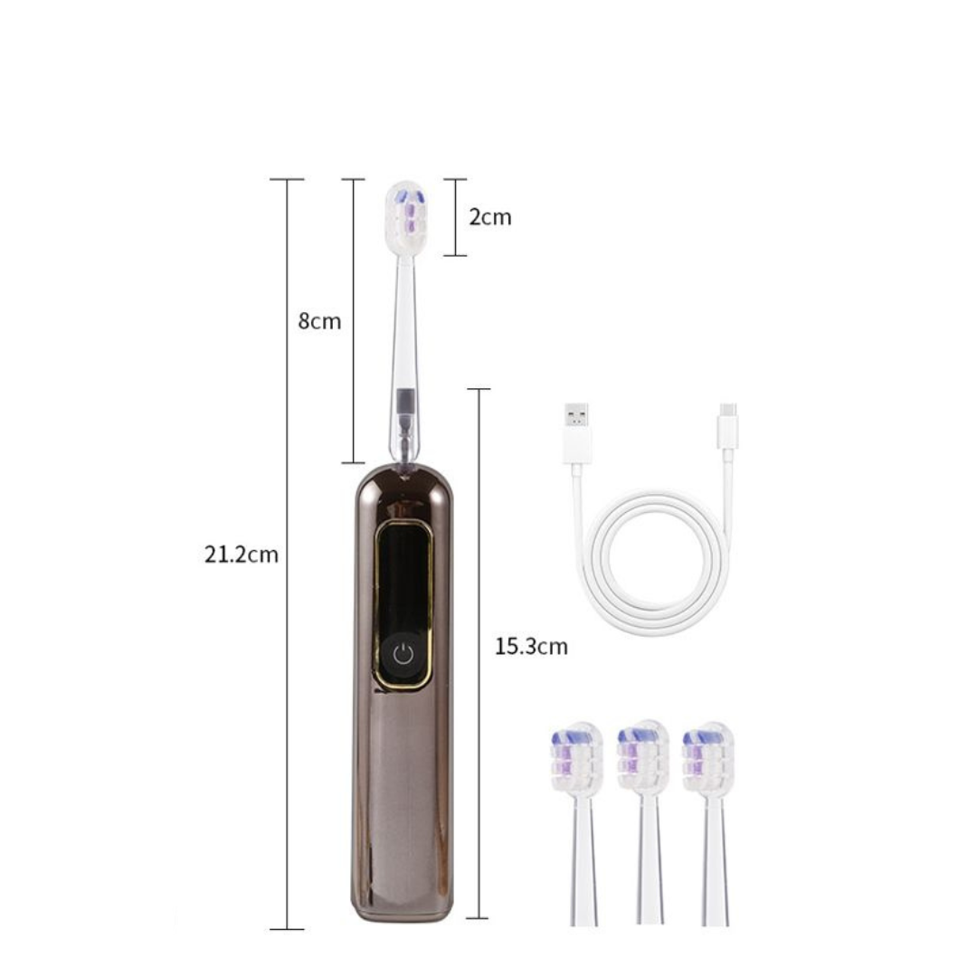 Oscillating Electric Toothbrush with Interactive Display & 3 Brush Heads