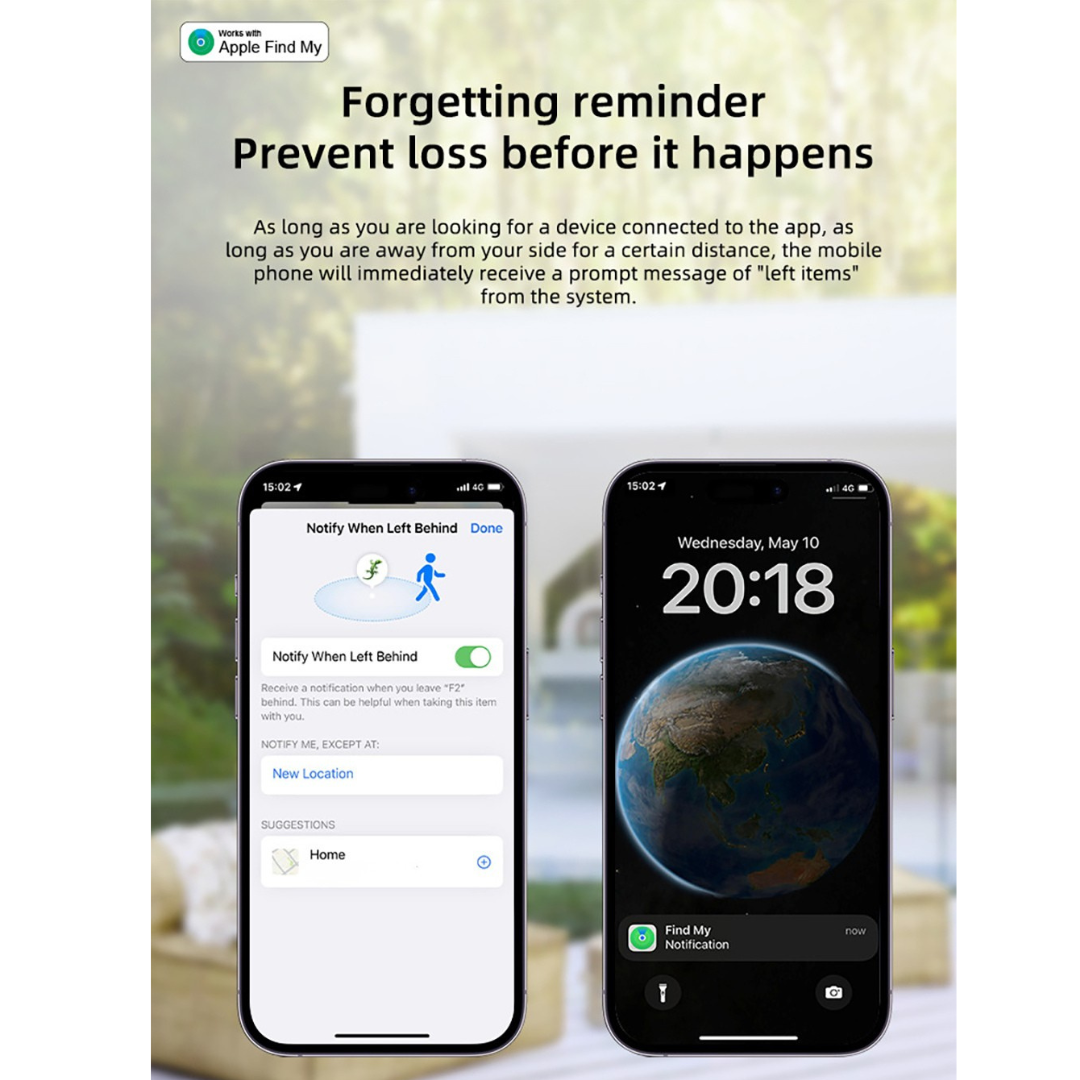 Smart Tracker Tag works with Apple Find My
