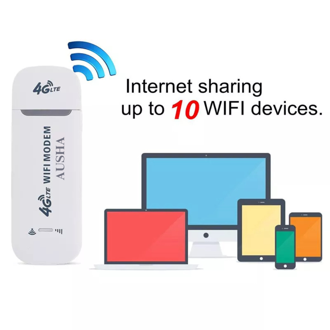 4G WiFi USB Dongle with All SIM Network Support