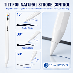 AUSHA Stylus Pencil compatible with iPad with Palm Rejection