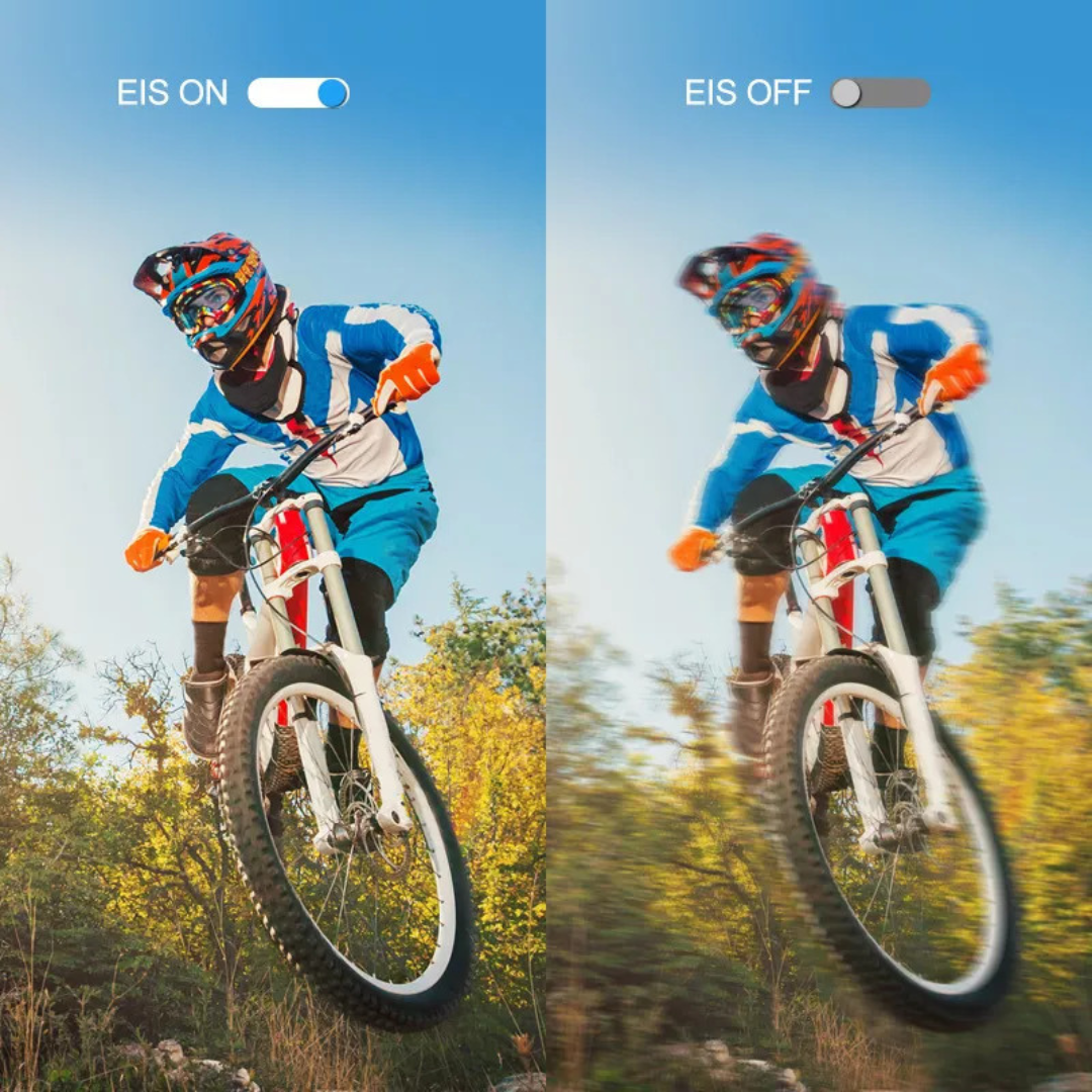 4k Action Camera 60fps with EIS Stabilization, Remote Control, WiFi