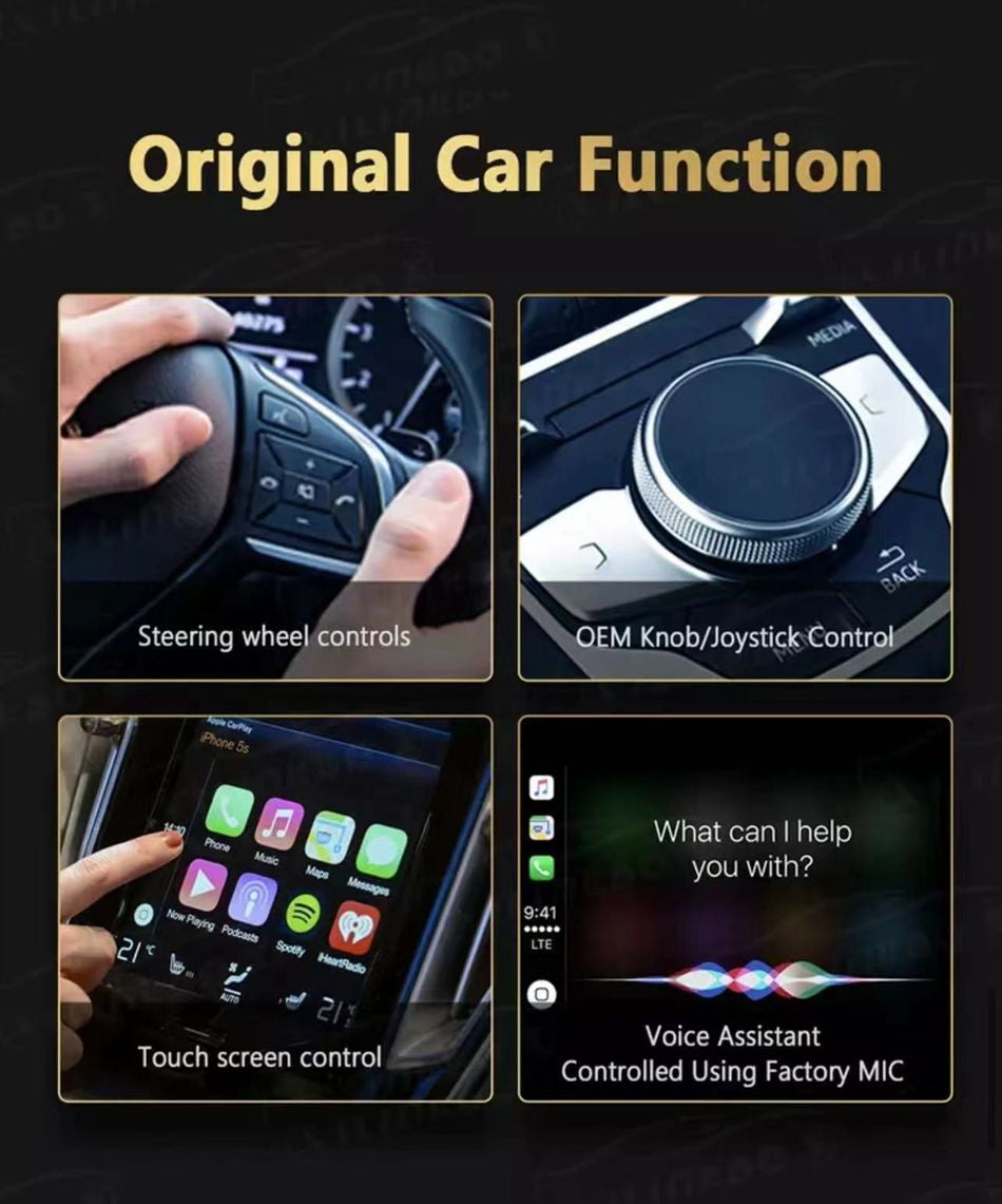 AUSHA Wireless Adapter for CarPlay/Android Auto