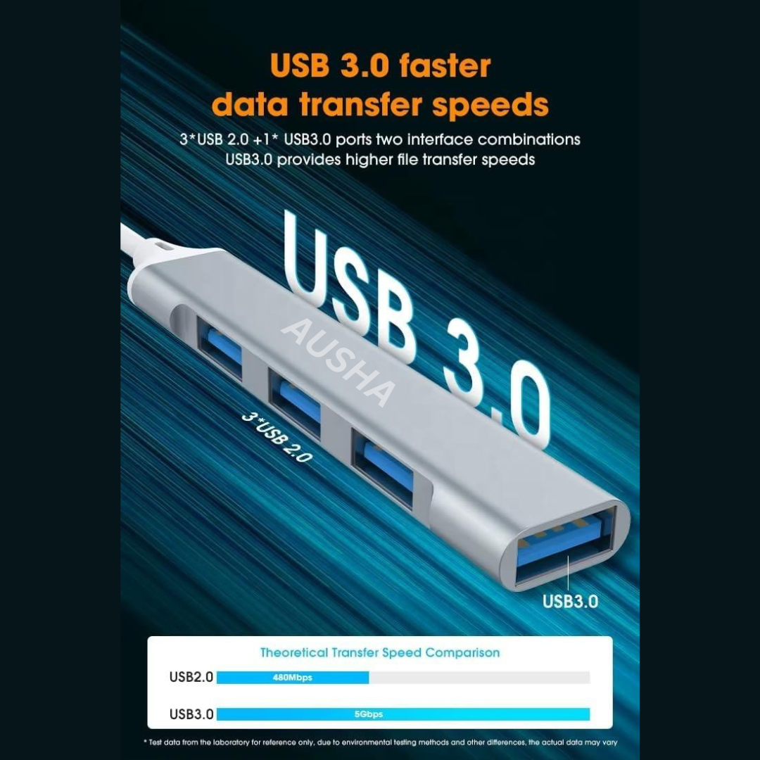 Type-C to 4  Port USB Hub