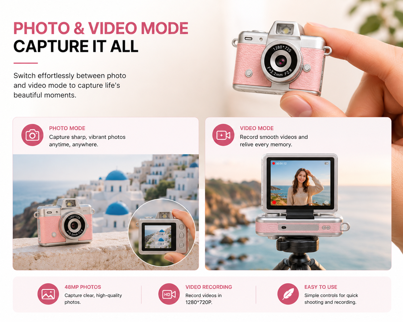 AUSHA Mini Digital Camera
