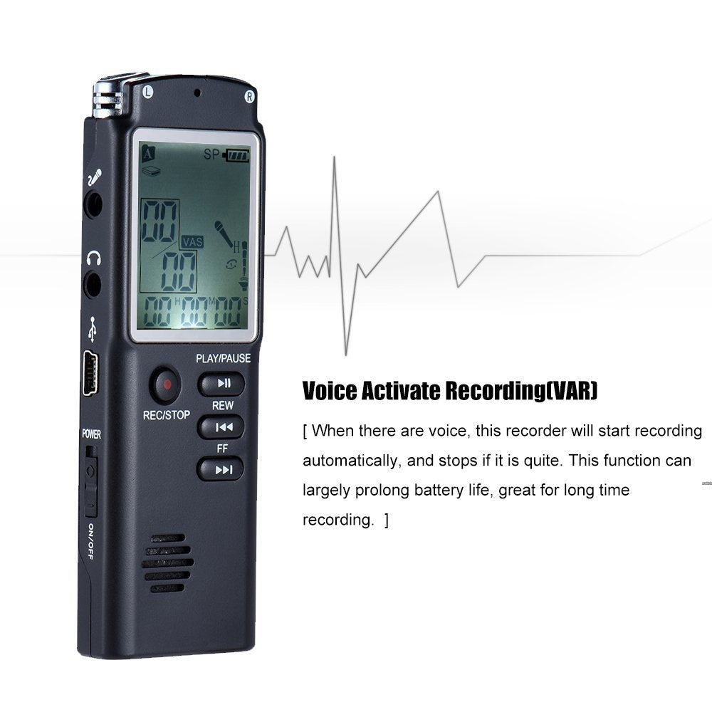 Digital Voice Recorder-32 GB & 13 Hours Battery Life