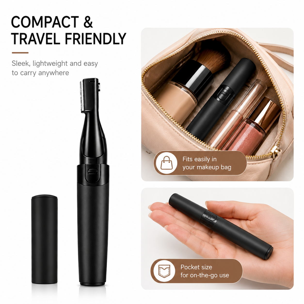 AUSHA Precision Eyebrow Trimmer for Women