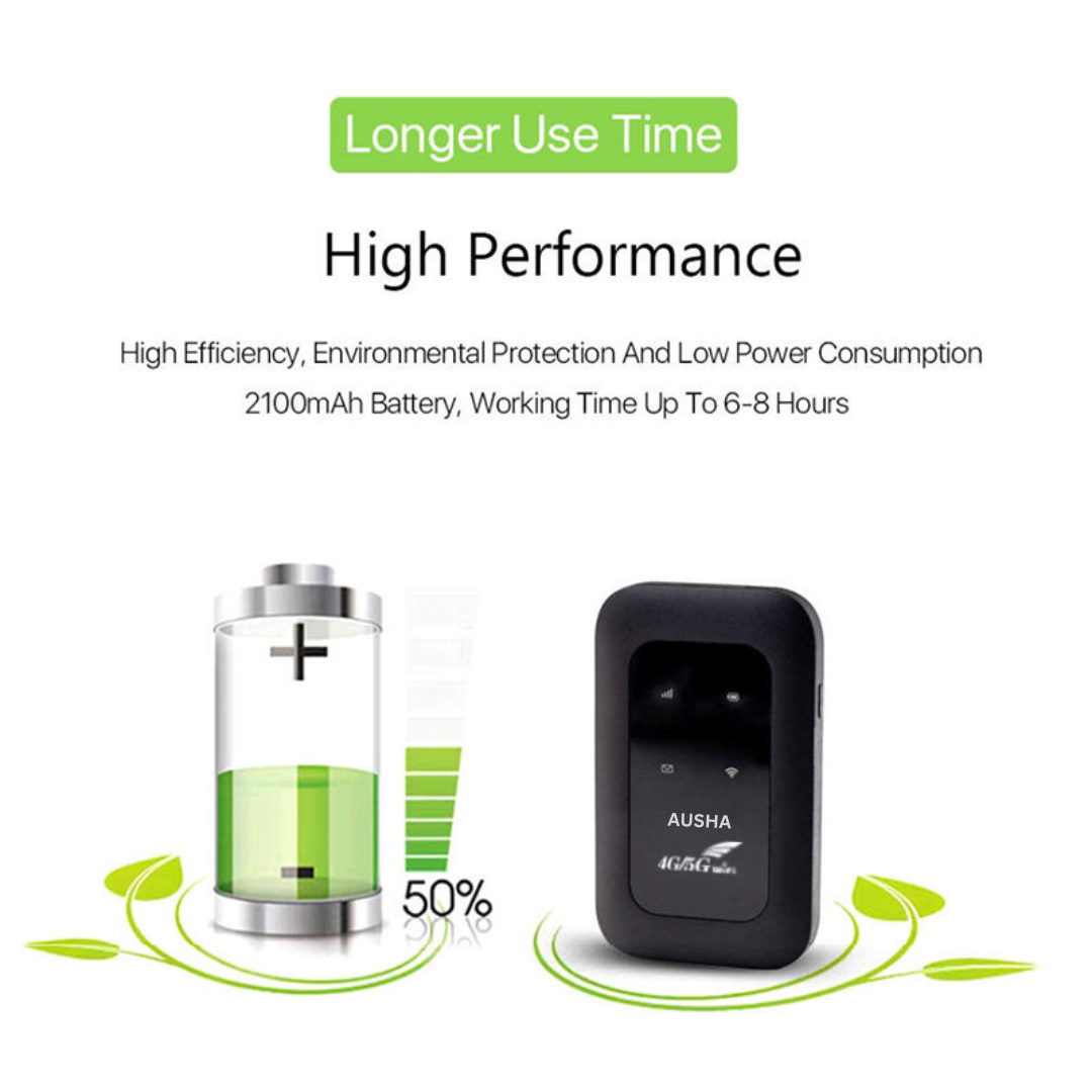 4G LTE Wireless Wifi Hotspot Dongle with 2100mAh  Battery