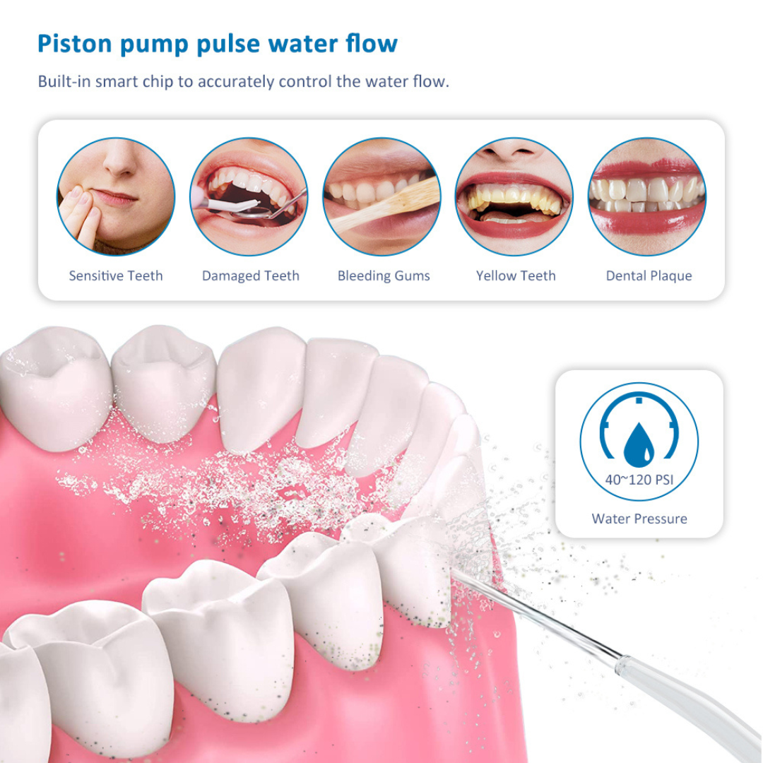 AUSHA Cordless Electric Dental Flosser for Teeth