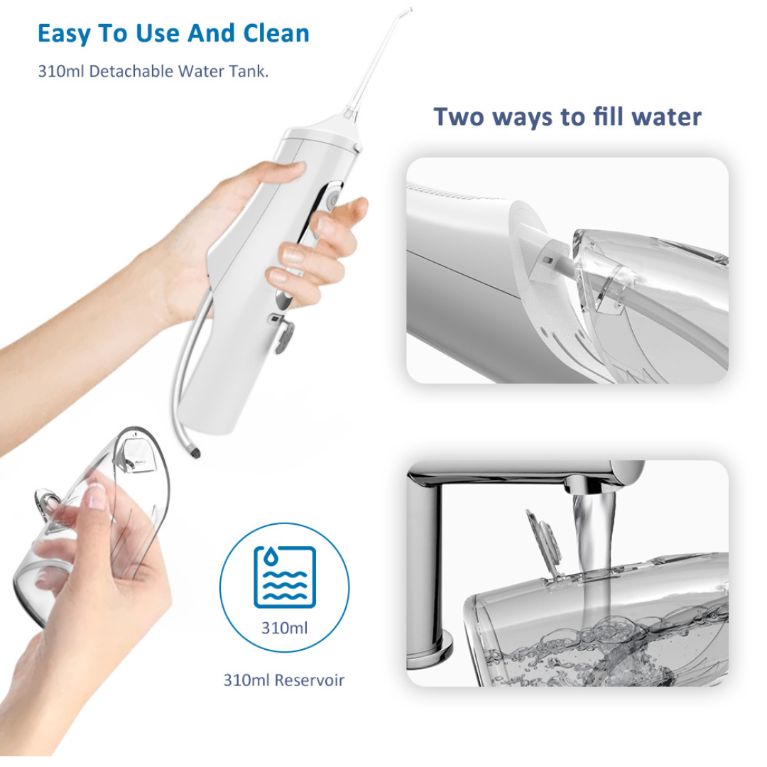 AUSHA Cordless Electric Dental Flosser for Teeth