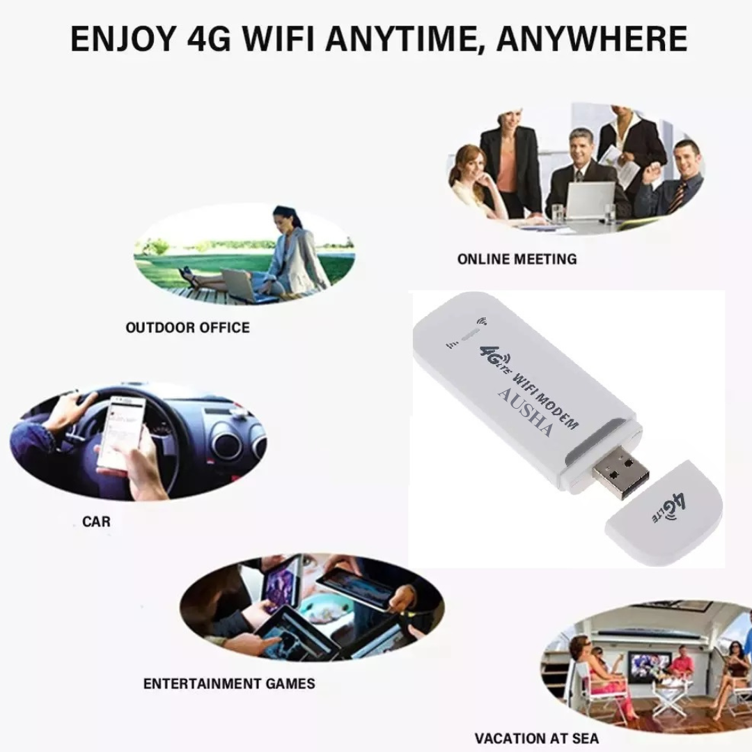 4G WiFi USB Dongle with All SIM Network Support