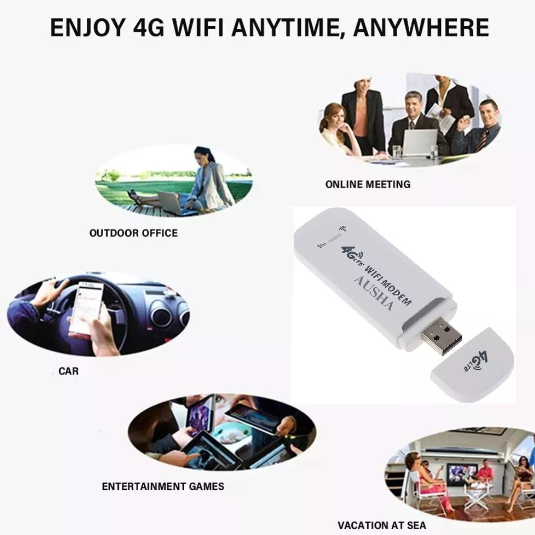 4G WiFi USB Dongle with All SIM Network Support - Main Image