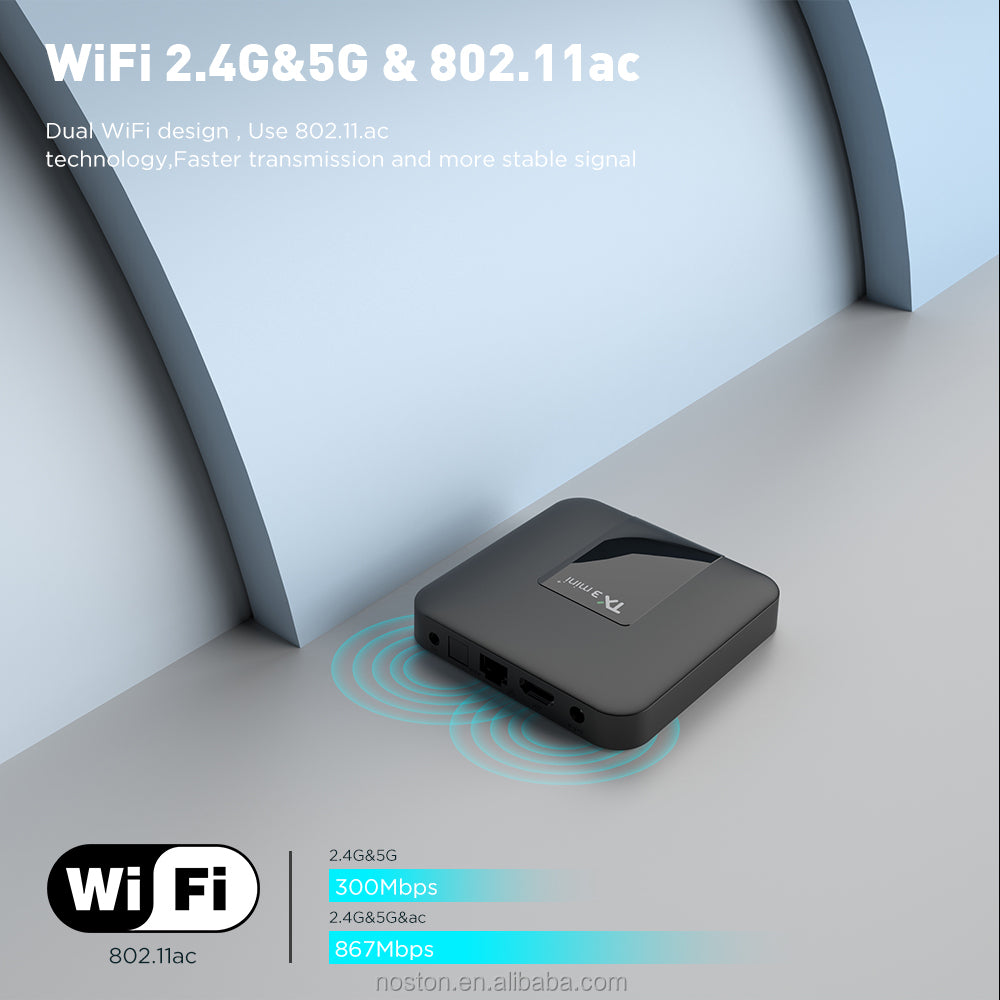 TX3 Mini+ Android TV Box (4GB+32GB, Android 11)