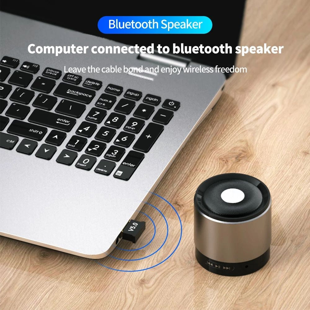 Bluetooth 5.0 Adapter USB Dongle For Windows