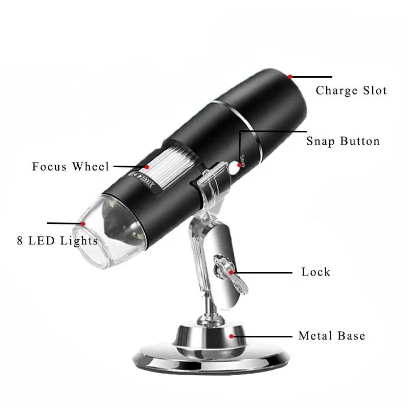 Digital Microscope with 1000x Magnification