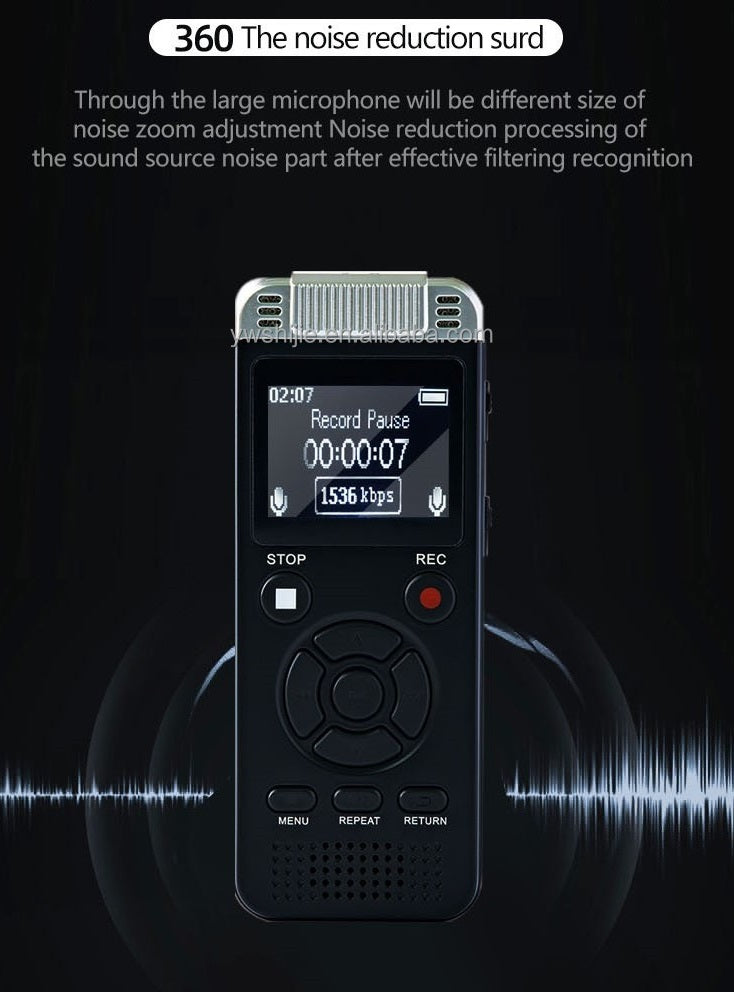 Digital Voice Recorder-32GB Storage & 80 Hours Battery Life