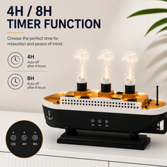 AUSHA Ship Aroma Diffuser & Humidifier with Jellyfish Mist