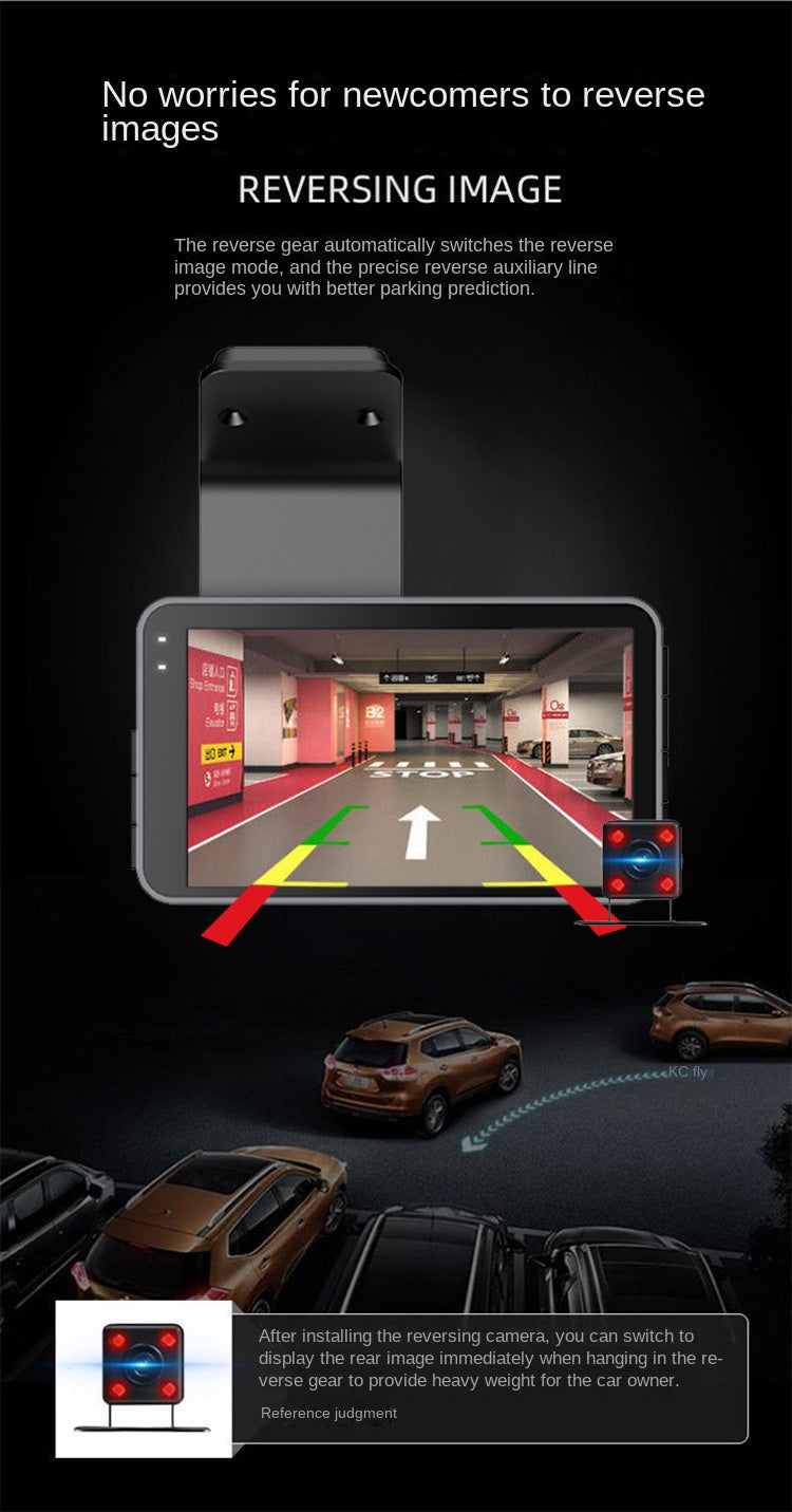 2K Dual Dash Cam with GPS & WiFi