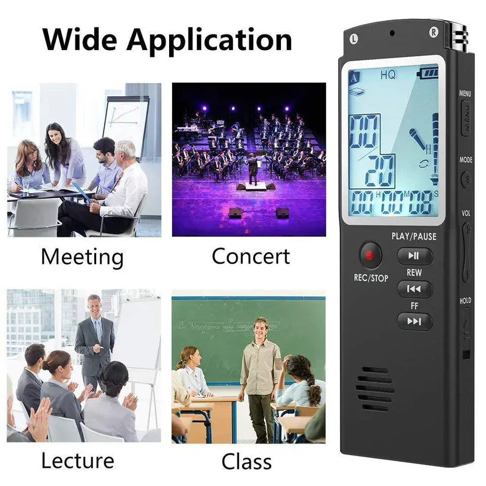 Digital Voice Recorder-32 GB & 13 Hours Battery Life