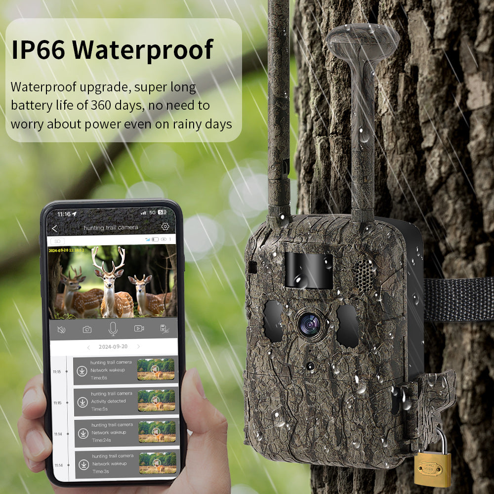4G LTE 2.7K Trail Camera with Live View