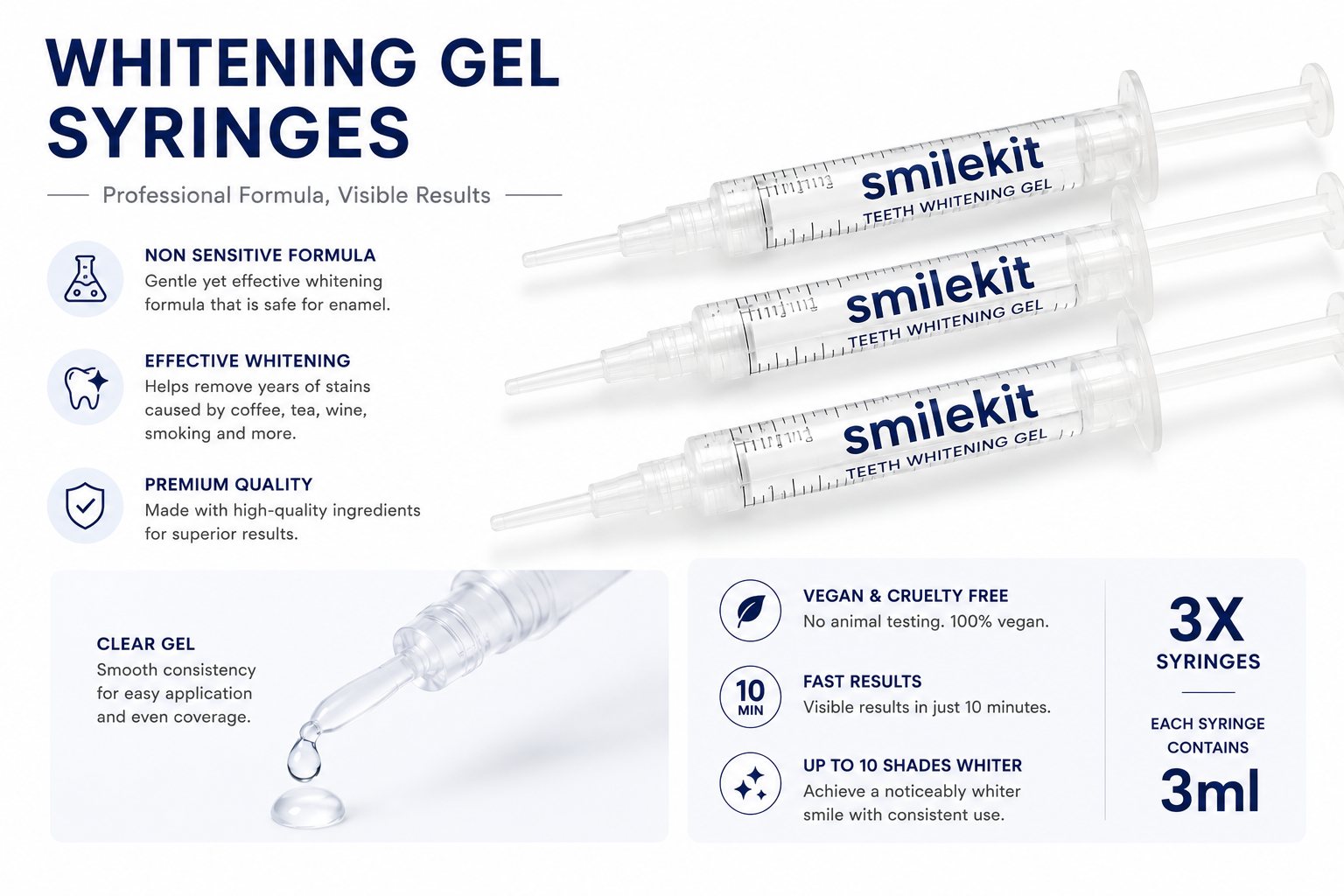 AUSHA LED Teeth Whitening Kit with LED Light