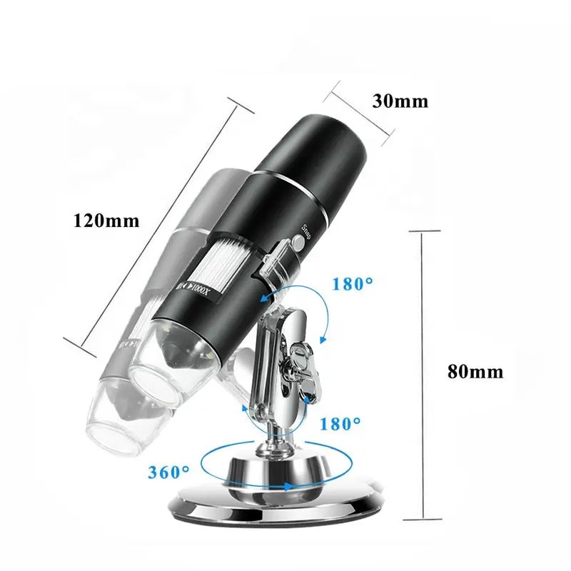 Digital Microscope with 1000x Magnification