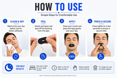 AUSHA Anti Snoring Mouth Tape