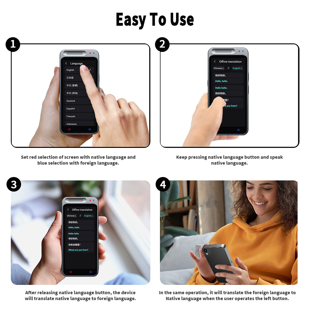 AI Language Translator Device (Wifi/ Offline)